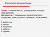 Аргументация. Правила эффективной аргументации