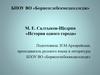 М.Е. Салтыков-Щедрин «История одного города»
