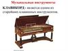 Музыкальные инструменты