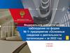 Федеральное статистическое наблюдение по форме №1- предприятие «Основные сведения о деятельности организации» за 2022 год