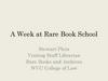 A Week at Rare Book School