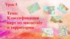 Классификация карт по масштабу и территории  (урок 5)