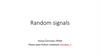 Random signals