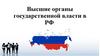 Высшие органы государственной власти в РФ