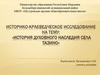 История духовного наследия села Тазино