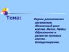 Формы размножения организмов. Жизненный цикл клетки. Митоз. Мейоз. Образование и развитие половых клеток. Оплодотворение
