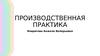 Производственная практика
