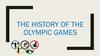 The history of the olympic games