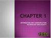 Chapter 1. Information and Communication Technology and Society