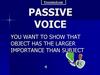 Passive Voice