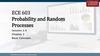 Probability and Random Processes Probability and Random Processes