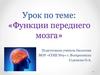 Функции переднего мозга