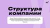 Структура компании