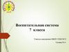 Воспитательная система  (7 класс)