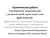Практическая работа "Составление комплексной сравнительной характеристики двух океанов"