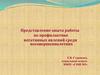 Представление опыта работы по профилактике негативных явлений среди несовершеннолетних
