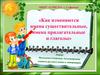 Как изменяются имена существительные, имена прилагательные и глаголы