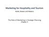 Marketing for Hospitality and Tourism. The Role of Marketing in Strategic Planning. Chapter 3