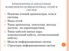 Архитектуры и аппаратные компоненты компьютерных сетей и систем