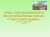 Одушевлённые и неодушевлённые имена существительные. 5 класс