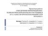Обеспечение информационно-психологической безопасности учащихся 10-11 классов при использовании сети Internet