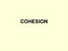 Cohesion