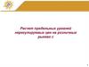 Расчет предельных уровней нерегулируемых цен на розничных рынках