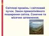 Світлові промінь і світловий пучок. Закон прямолінійного поширення світла