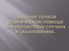 Охрана труда. Универсальная схема оказания помощи пострадавшим на догоспитальном этапе