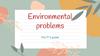 Environmental problems