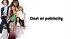Cost of publicity