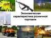 Экономическая характеристика розничной торговли