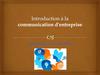 Introduction à la communication d'entreprise