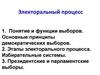 Электоральный процесс