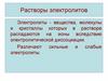 Растворы электролитов