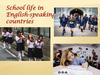 School life in English - speaking countries