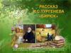 Рассказ И.С. Тургенева «Бирюк»