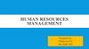 Human resources management