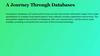 A Journey Through Databases. Introduction