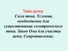 Сила тока. Условия, необходимые для существования электрического тока. Закон Ома для участка цепи