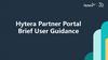 Hytera Partner Portal Brief User Guidance