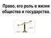 Право, его роль в жизни общества и государства