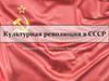 Культурная революция в СССР. Задачи СССР в области культуры