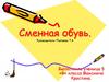 Сменная обувь