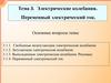 Электрические колебания. Переменный электрический ток. Тема 3