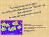Лингвистическая сказка как средство преодоления трудностей при изучении морфологии русского языка