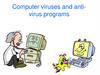 Computer viruses and antivirus programs