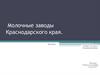 Молочные заводы Краснодарского края