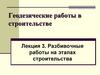 Геодезические работы в строительстве