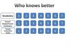 Game "Who knows better?"